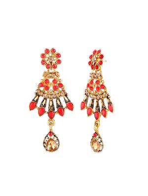 red brass bridal necklace - 16712880 - Standard Image - 4