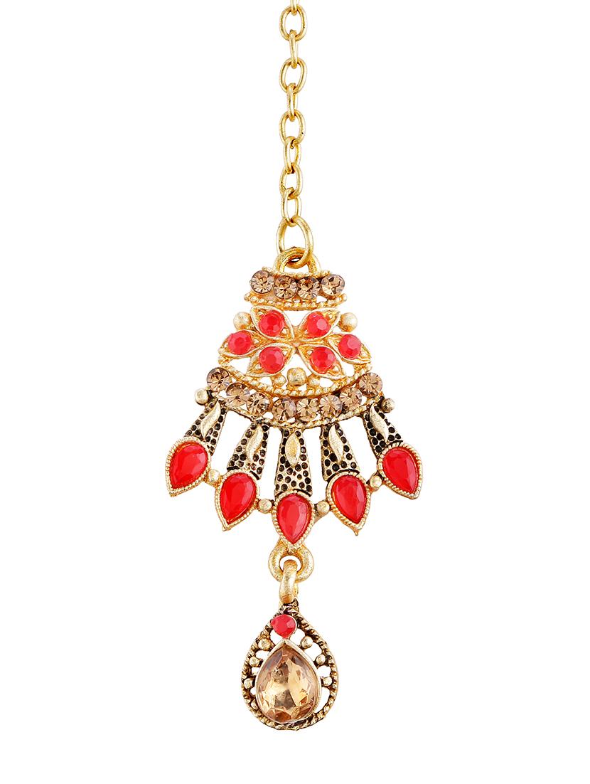 red brass bridal necklace - 16712880 - Zoom Image - 3