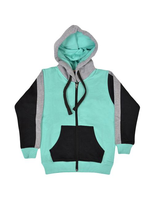 color block hooded jacket - 16712949 - Very Small Image - 1