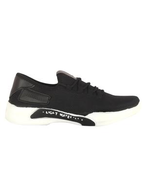 black mesh lace up sport shoes - 16712969 - Standard Image - 2