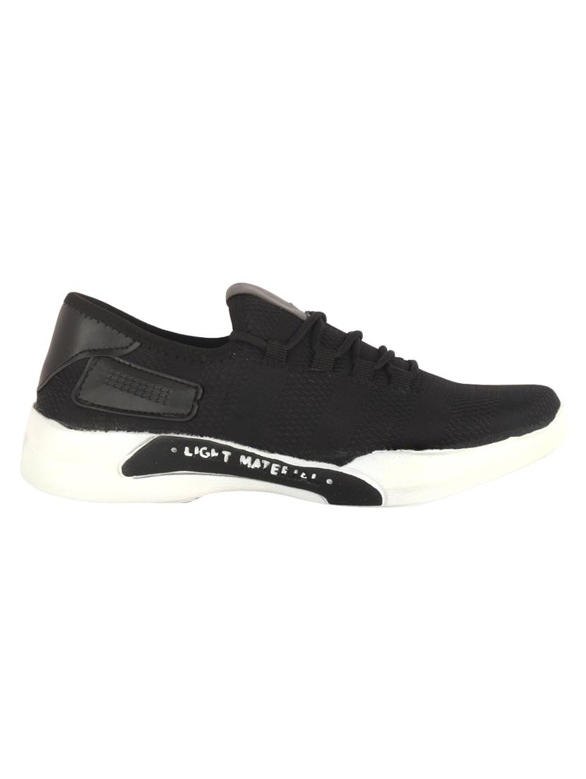 black mesh lace up sport shoes - 16712969 - Zoom Image - 2