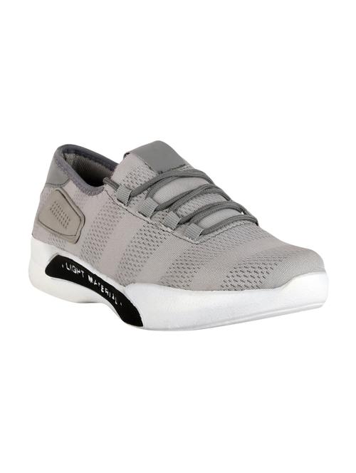 grey mesh lace up sport shoes - 16712970 - Standard Image - 1