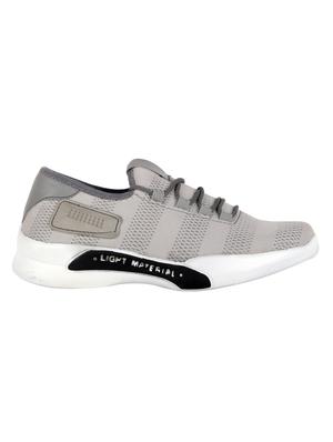 grey mesh lace up sport shoes - 16712970 - Standard Image - 2