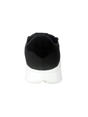 black mesh lace up sport shoes - 16712978 - Standard Image - 3