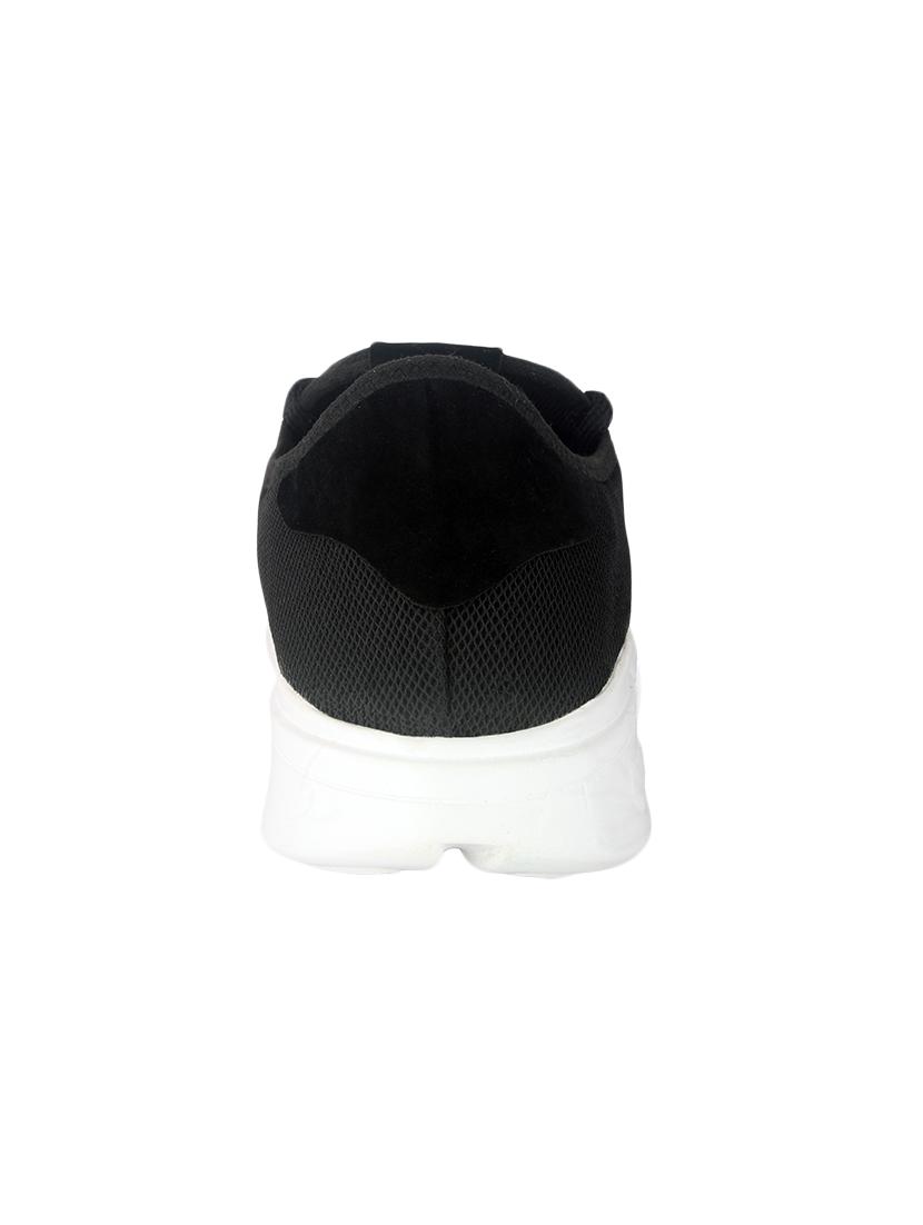 black mesh lace up sport shoes - 16712978 - Zoom Image - 3