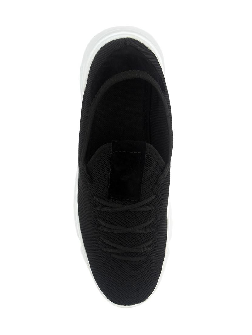 black mesh lace up sport shoes - 16712978 - Zoom Image - 4