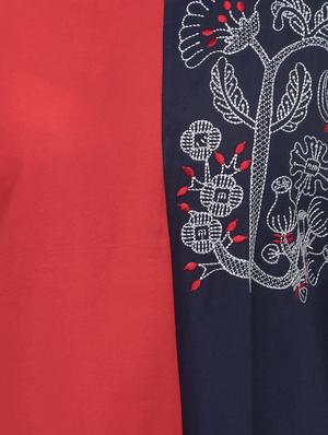 embroidered straight kurta - 16713071 - Standard Image - 4