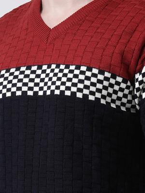 black color block pullover - 16713498 - Standard Image - 5