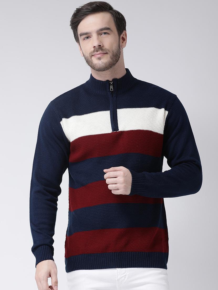 navy blue striped pullover - 16713499 - Zoom Image - 1