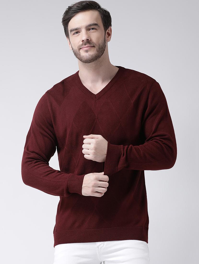 red solid pullover - 16713509 - Zoom Image - 1
