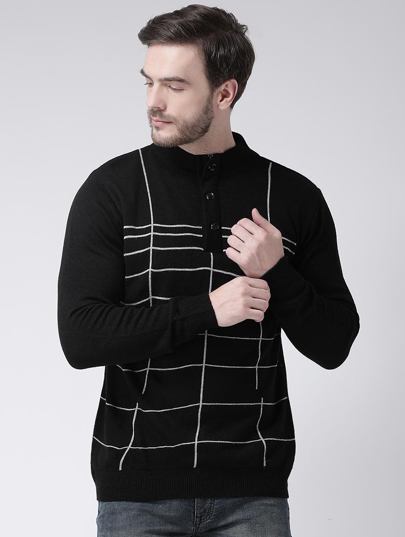 black checkered pullover - 16713512 - Zoom Image - 1