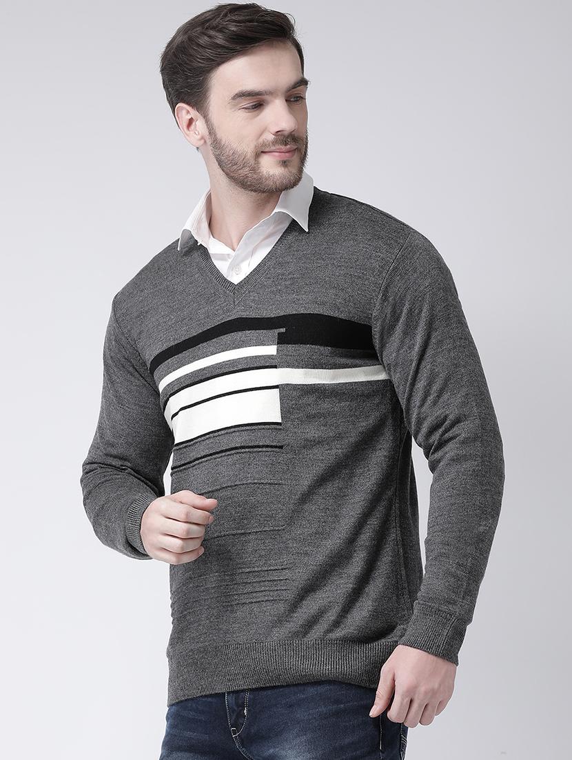 grey striped pullover - 16713516 - Zoom Image - 2