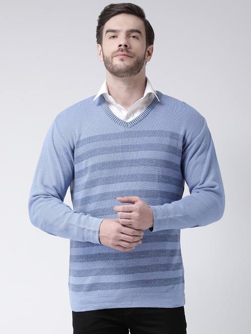 blue striped pullover - 16713531 - Very Small Image - 1