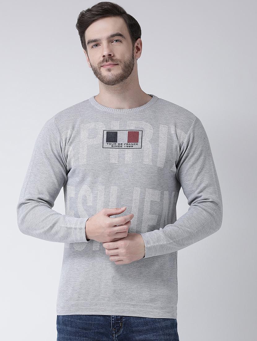 grey printed pullover - 16713536 - Zoom Image - 1