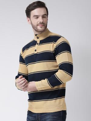 yellow striped pullover - 16713537 - Standard Image - 2