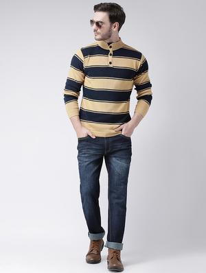 yellow striped pullover - 16713537 - Standard Image - 4