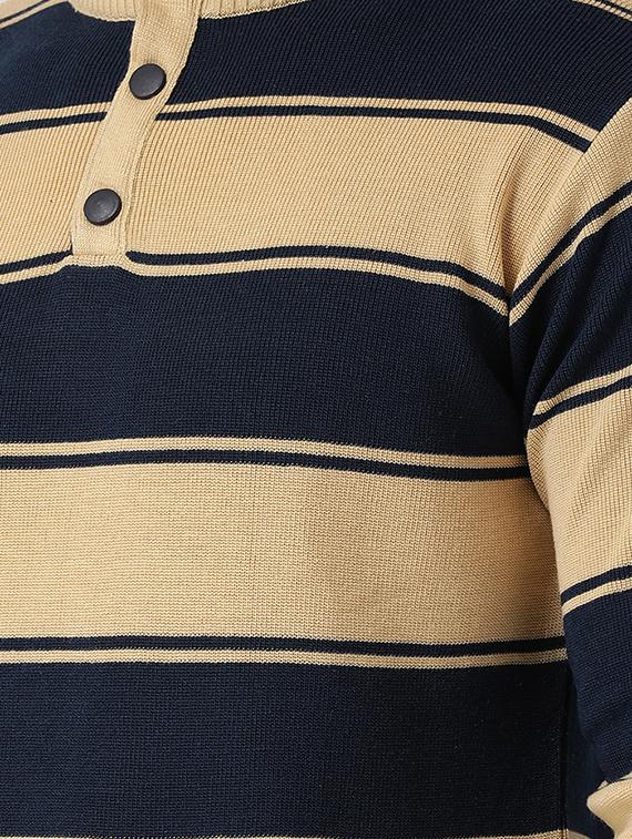 yellow striped pullover - 16713537 - Zoom Image - 5