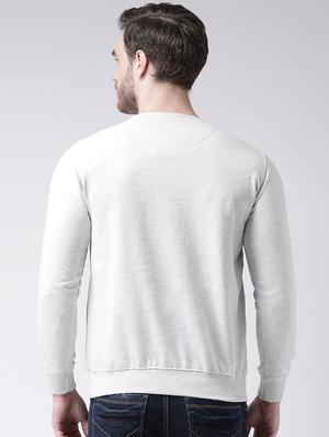 grey chest printed sweatshirt - 16713542 - Standard Image - 3