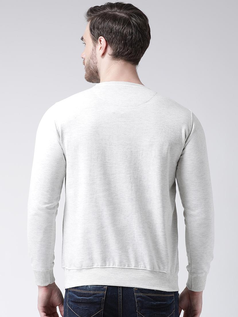 grey chest printed sweatshirt - 16713542 - Zoom Image - 3