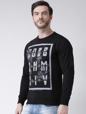 black front printed sweatshirt - 16713560 - Standard Image - 2