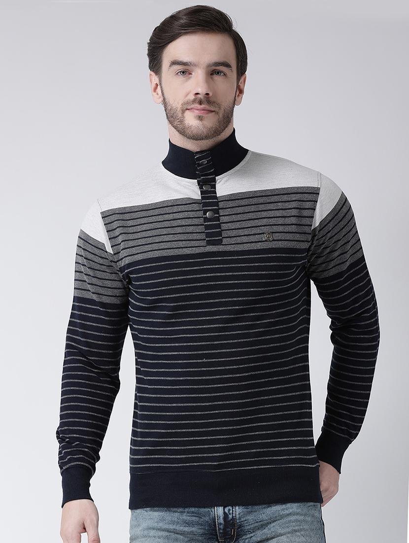 navy blue striped sweatshirt - 16713572 - Zoom Image - 1