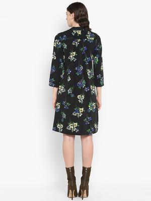 button up floral sheath dress - 16713829 - Standard Image - 3