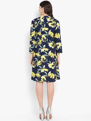 button up floral sheath dress - 16713830 - Standard Image - 3