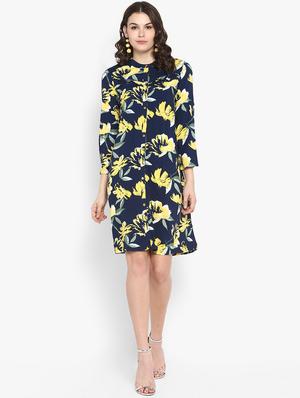 button up floral sheath dress - 16713830 - Standard Image - 4