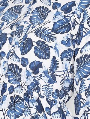 button tropical a-line dress - 16713832 - Standard Image - 5