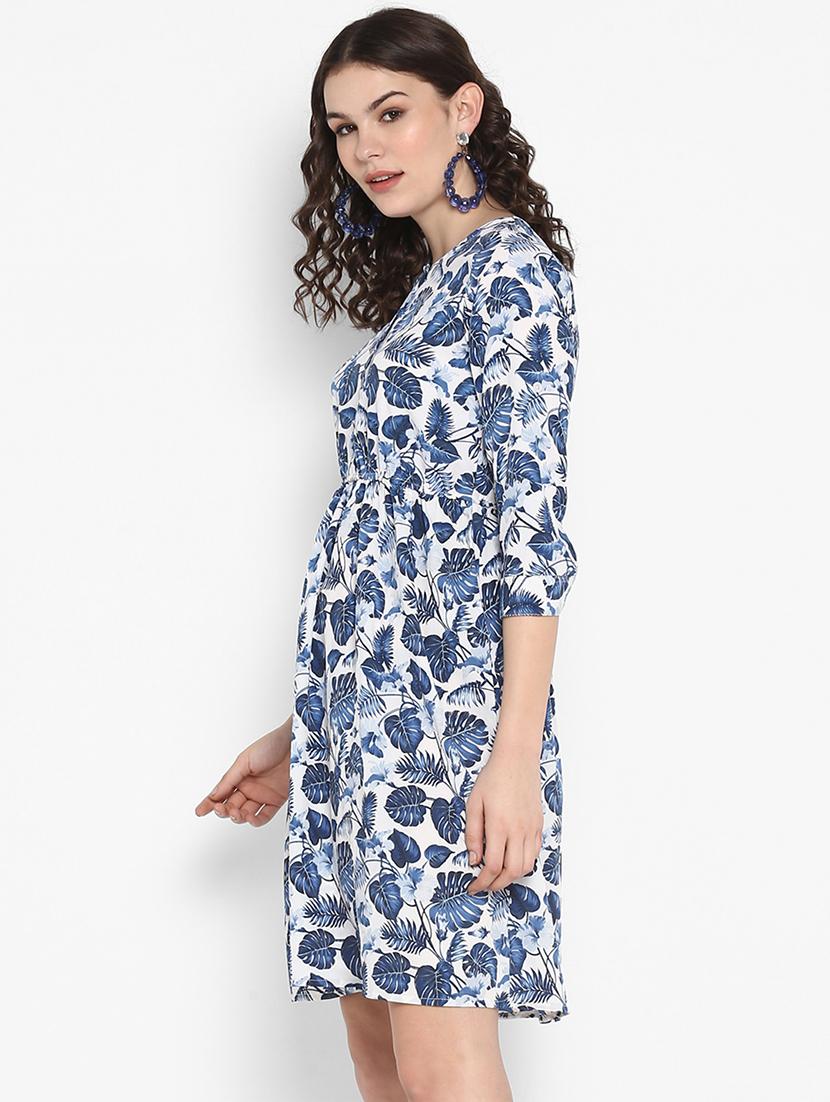 button tropical a-line dress - 16713832 - Zoom Image - 2