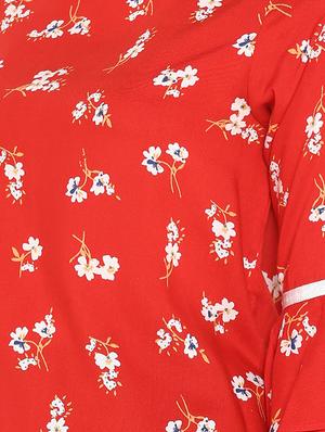 bell sleeved floral top - 16713837 - Standard Image - 5