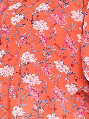 slit sleeved floral top - 16713838 - Standard Image - 5