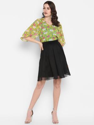 slit sleeved floral top - 16713839 - Standard Image - 4