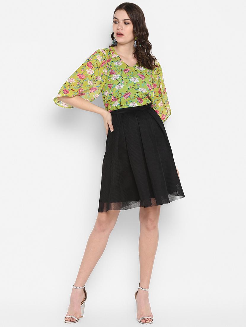 slit sleeved floral top - 16713839 - Zoom Image - 4