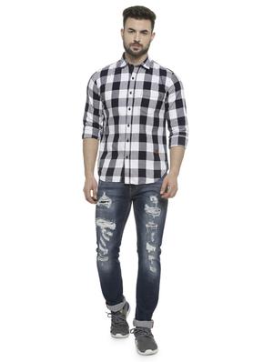 white checkered casual shirt - 16713865 - Standard Image - 4