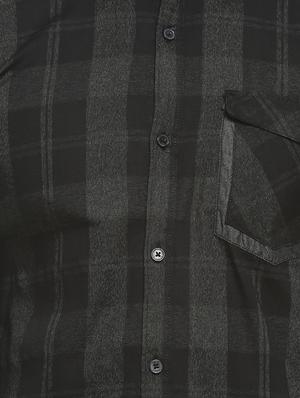black checkered casual shirt - 16713867 - Standard Image - 5