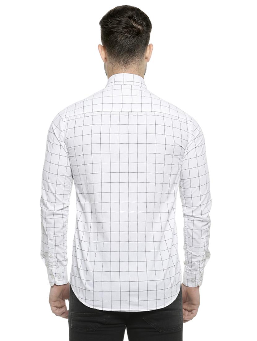white checkered casual shirt - 16713869 - Zoom Image - 3