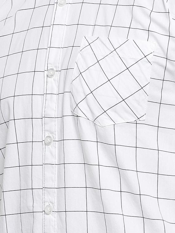 white checkered casual shirt - 16713869 - Zoom Image - 5