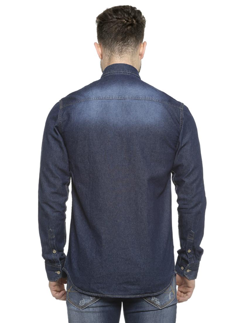 blue faded casual shirt - 16713876 - Zoom Image - 3