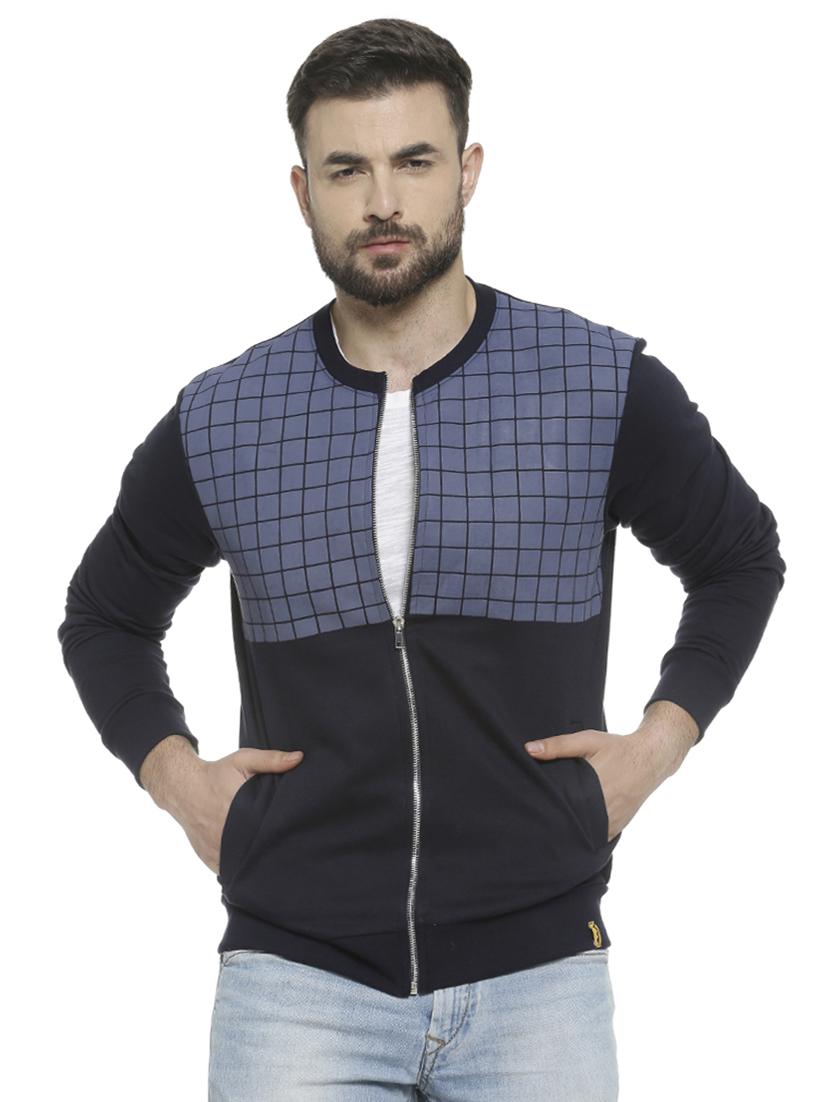 blue checkered casual jacket - 16713884 - Zoom Image - 1