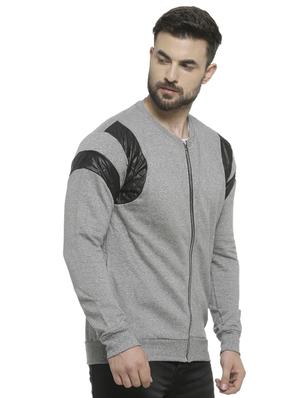 grey taped casual jacket - 16713886 - Standard Image - 2