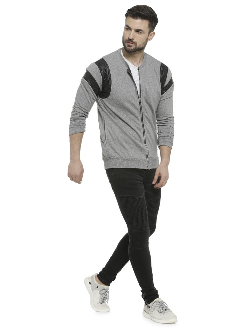 grey taped casual jacket - 16713886 - Zoom Image - 4