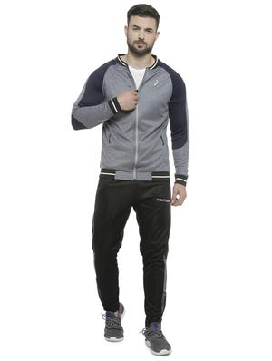 grey color block casual jacket - 16713893 - Standard Image - 4