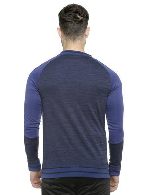 blue color block casual jacket - 16713894 - Standard Image - 3