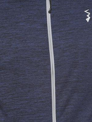 blue color block casual jacket - 16713894 - Standard Image - 5