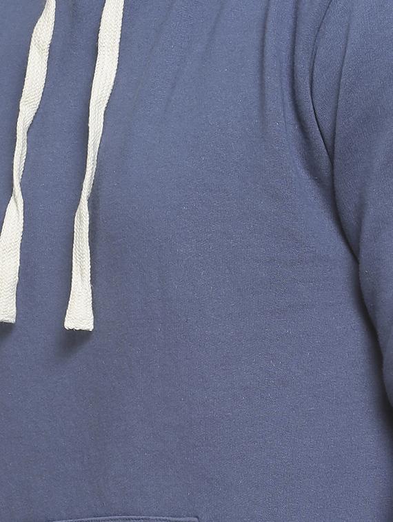 blue solid hooded sweatshirt - 16713902 - Zoom Image - 5