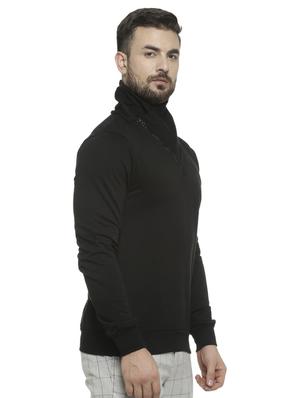 black solid sweatshirt - 16713908 - Standard Image - 2