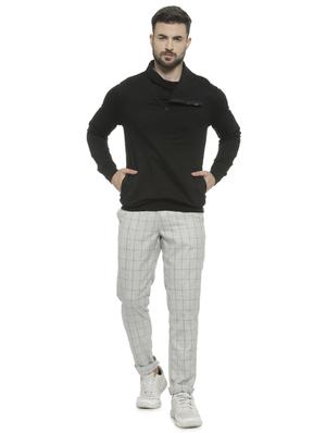 black solid sweatshirt - 16713908 - Standard Image - 4
