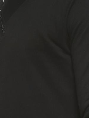 black solid sweatshirt - 16713908 - Standard Image - 5