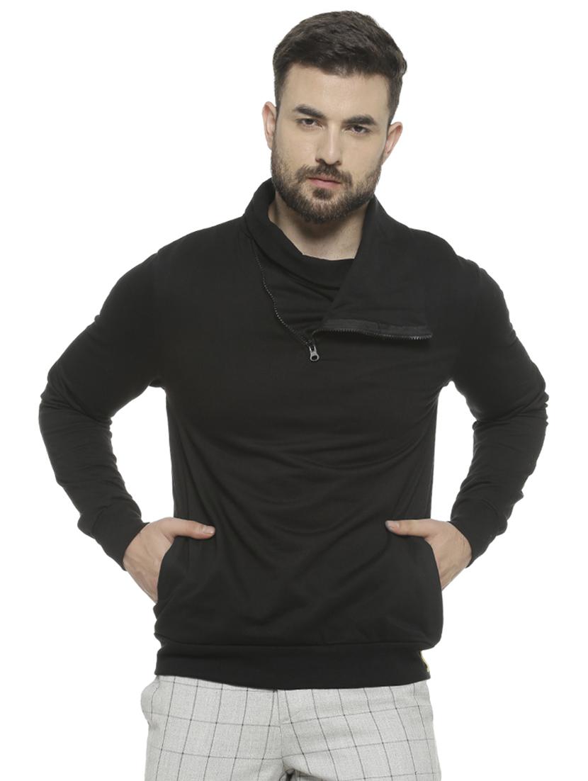 black solid sweatshirt - 16713908 - Zoom Image - 1